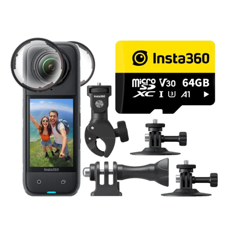 Insta360 X4 8K Motorcycle Bundle - 2