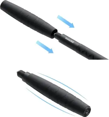 Selfie stick Insta360 CINSCAVG për kamera, alumini, zi