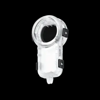 Mbështjellës Insta360 X5 Invisible Dive Case, për kamera sportive, IPX8, i tejdukshëm, i bardhë