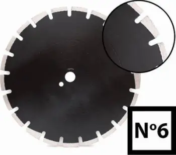 Disk diamanti për asfalt Abraboro N6 Laser, 350 x 25.4/10 mm