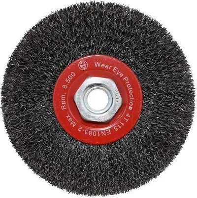 Furçë me tela Abraboro 115mm/M14, 0.3mm - 1