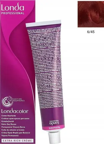 Bojë flokësh Londa Professional Londacolor 6/45, e përhershme, 60 ml