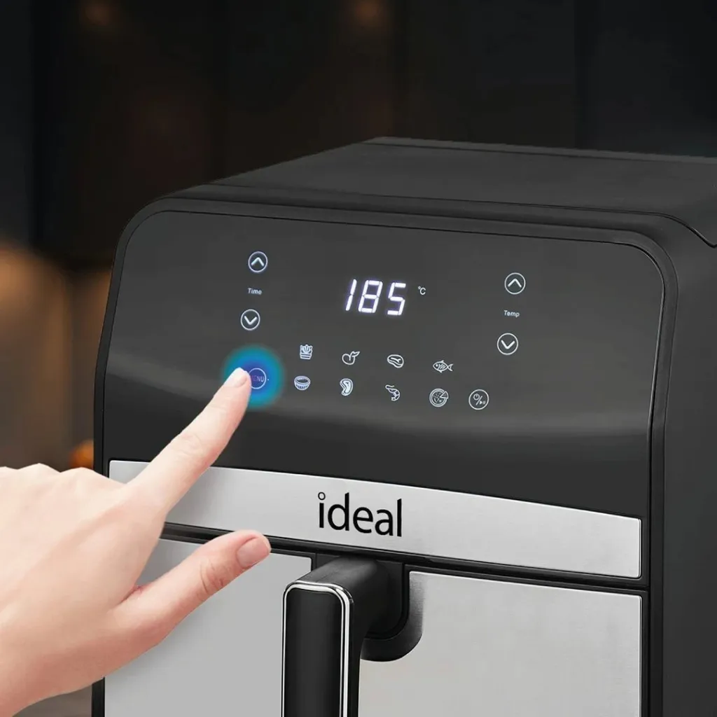 Fritezë me ajër ELDOM IK1501, 6.5 L, 1800 W, e zezë/inox - 1