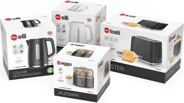 Vluese uji Eldom C280C, 1.7L, 2200W, e zezë - 7