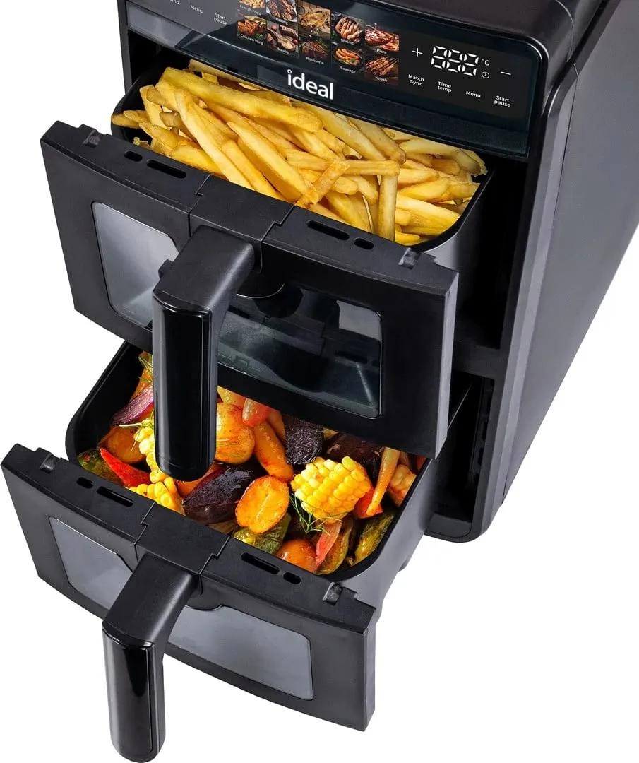 Fritezë ajri ELDOM IK1560, 10 programe, 1.5 kg, e zezë, dyfishe - 6