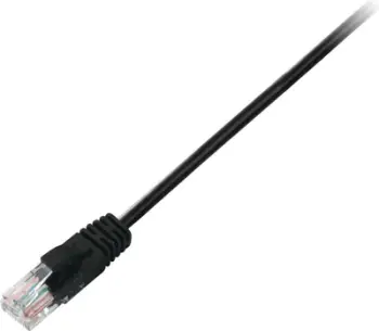Kabllo V7 Patchcord Cat6, UTP, 0,5 m (V7CAT6UTP-50C-BLK-1E)