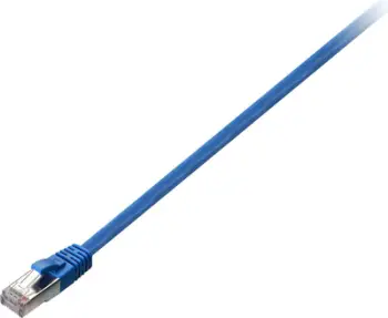 Kabllo V7 Patchcord Cat6, STP, RJ-45 - RJ-45, 2m, e kaltër