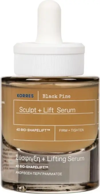 Serum i lëkurës Korres Black Pine (Sculpt + Lift Serum), 30 ml