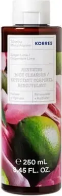 Xhel dushi rigjallërues Korres Ginger Lime, 250 ml