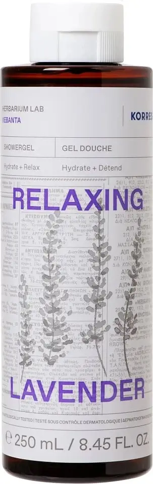 Xhel dushi për femra Korres Relaxing Lavender, 250ml