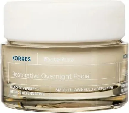 Krem nate KORRES White Pine Restorative Overnight, për lëkurë të pjekur, 40ml - 1