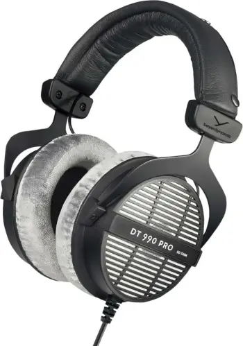 Kufje Beyerdynamic DT 990 PRO 80 OHM, 3 m, me kabllo, të zeza