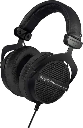 Kufje Beyerdynamic DT 990 PRO 250 OHM, 3 m, me kabllo, të zeza