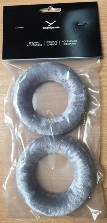 Jastëkë veshësh Beyerdynamic EDT 770 V, për DT 770 PRO X, velur, gri argjendtë