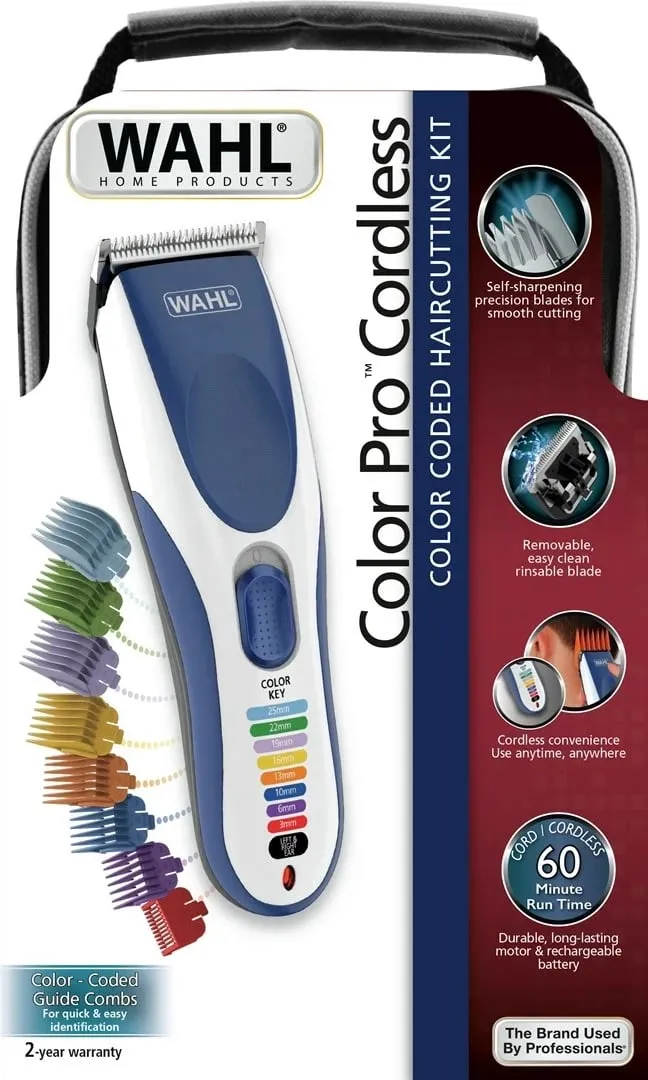 Makinë rroje Wahl Color Pro Cordless, Argjendtë - 1