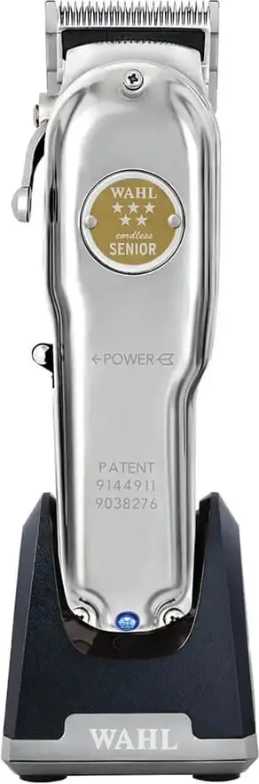 Makine qethëse për meshkuj Wahl Senior Cordless Metal Edition argjendtë