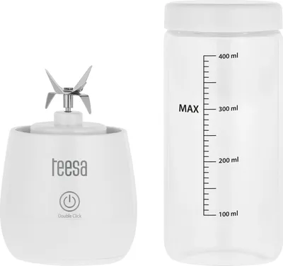 Blender personal Teesa TSA3543, 450ml, wireless, i bardhë - 4