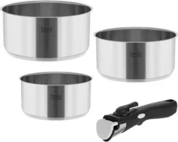 Set tenxherësh Teesa Cook Expert Single Hand, 3 copë, çelik inox