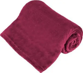 Batanije fleece Teesa TEESA, 150x200 cm, amaranth