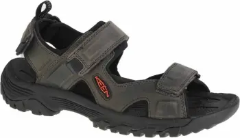 Sandale për meshkuj Keen Targhee III Open Toe 1022424, nubuck tekstil, taban gome, kafe
