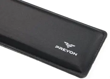 Mbështetëse dore për tastierë Preyon Falcon Soft, 35x10x2.5 cm, e zezë