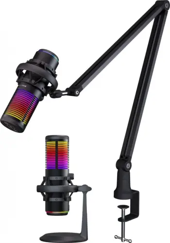 Mikrofon Preyon Osprey Scream RGB, i zi