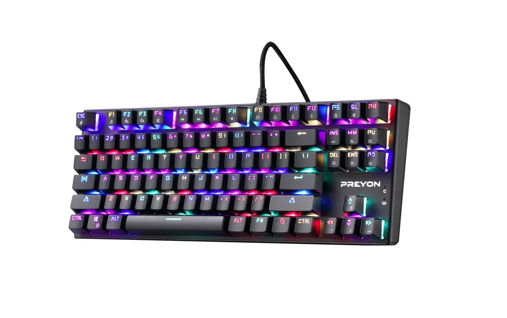 Tastierë PREYON Blue Blitz Claw Gateron, e zezë - 2
