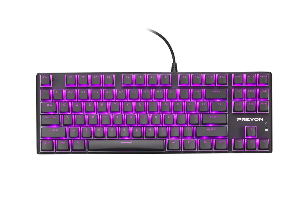 Tastierë PREYON Blue Blitz Claw Gateron, e zezë - 6