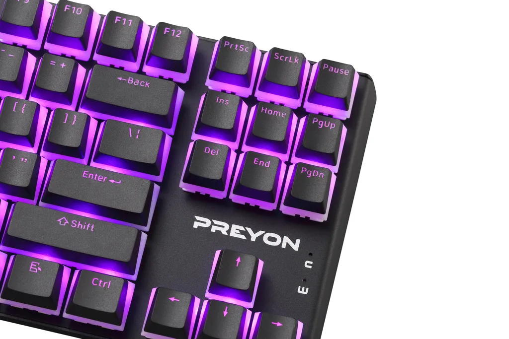 Tastierë PREYON Blue Blitz Claw Gateron, e zezë - 8