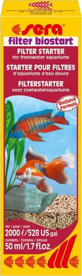 Filter për pastrim të akuariumit Sera Biostart, 50 ml