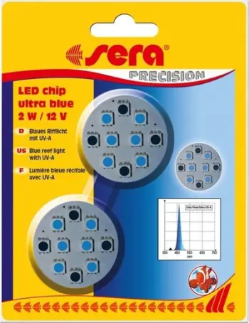 Diodë LED Sera Ultra Blue, 2W 12V, set 2 copë