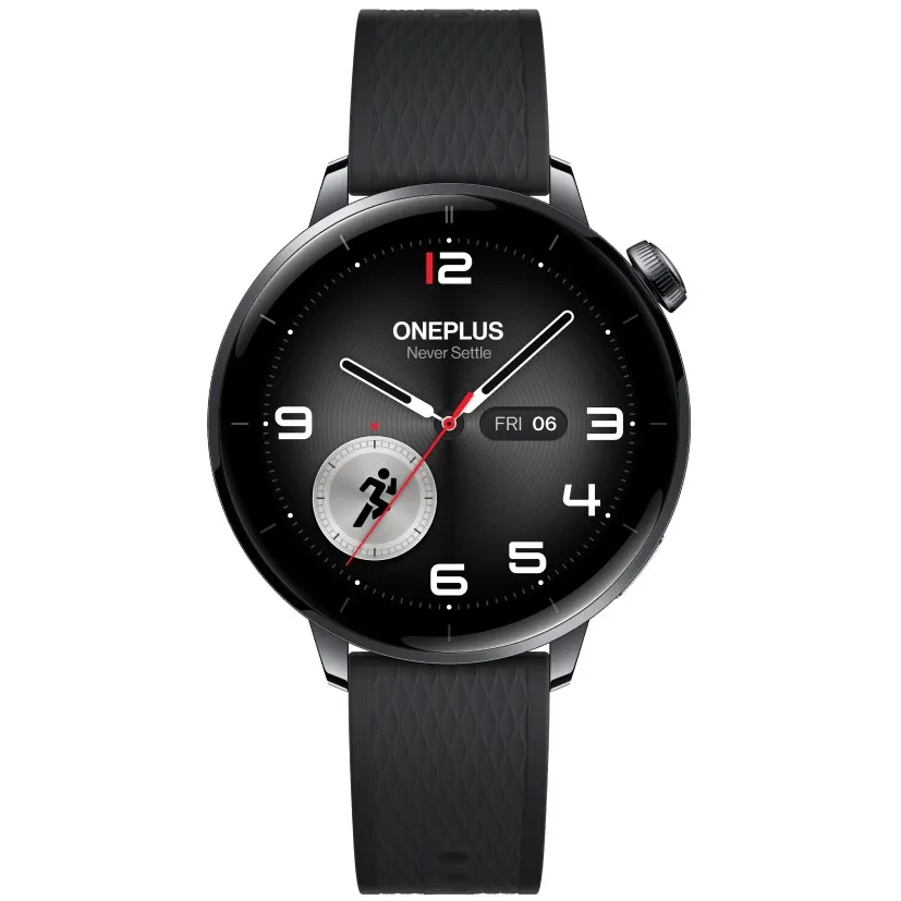Smartwatch OnePlus Watch 3, 43mm, AMOLED, 60 orë bateri, i zi - 1