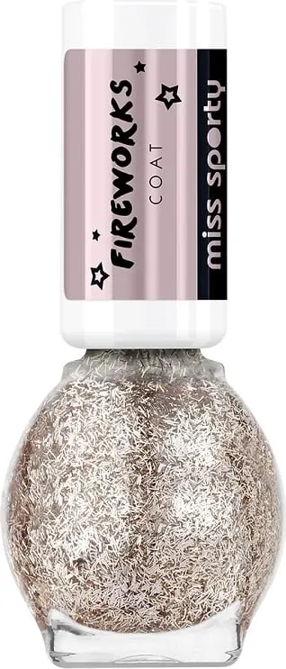 Llak për thonj Miss Sporty Fireworks Coat 3 The Glitters 7ml - 1
