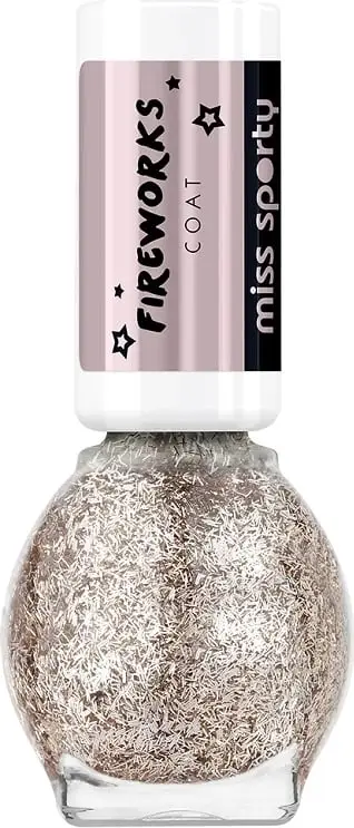 Llak për thonj Miss Sporty Fireworks Coat 3 The Glitters 7ml