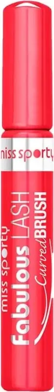 Maskarë Miss Sporty Fabulous Lash Curved Brush Curling 001 Black 8ml