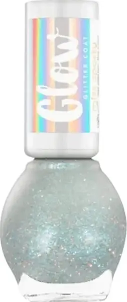 Llak për thonj Miss Sporty Glow Glitter Coat 020 Boreal Lights për femra 7ml