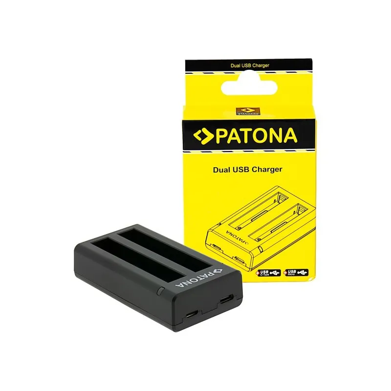 PATONA Dual Charger For Insta360 X4 - 2