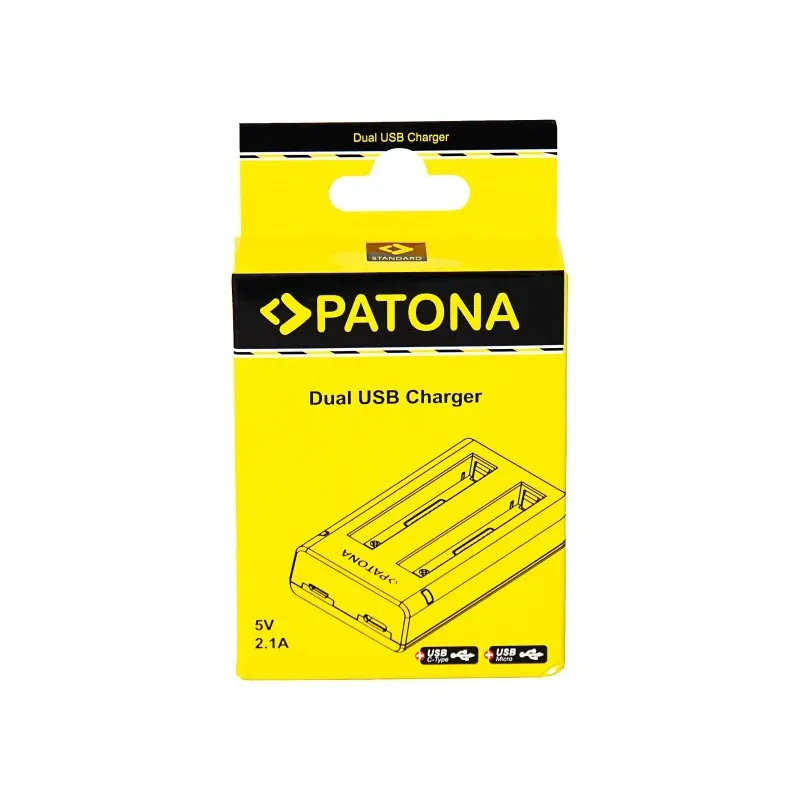 PATONA Dual Charger For Insta360 X4 - 5