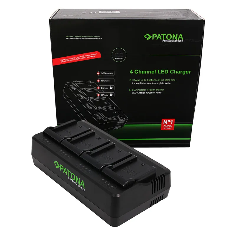 PATONA Premium 4-fold Charger for Sony - 1