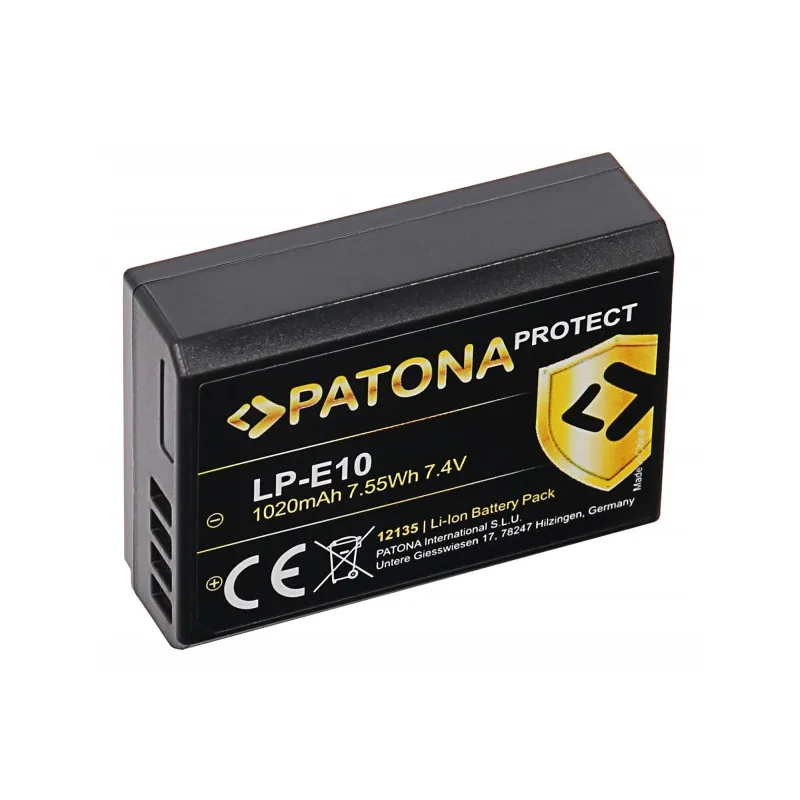 PATONA PROTECT Battery f. Canon LP-E10 - 2