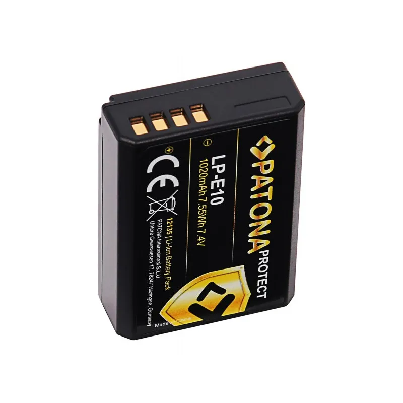PATONA PROTECT Battery f. Canon LP-E10 - 4