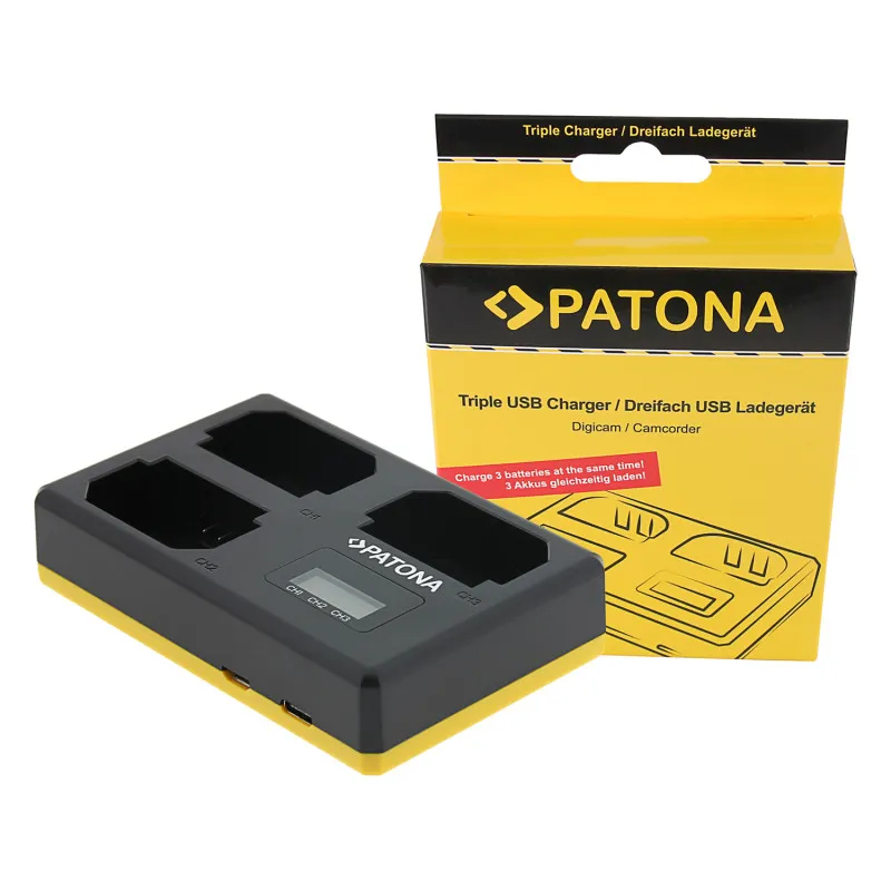 PATONA Charger-USB Triple for Sony NP-FZ100 - 1