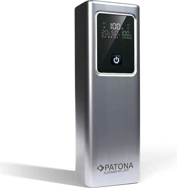 Powerbank PATONA Platinum, 20000mAh, 100W - 1