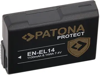 Bateri PATONA për Nikon EN-EL14 1100mAh Li-Ion Protect