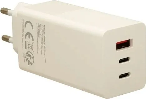 Karikues PATONA Premium GaN, 100W, 2xUSB-C, 1xUSB-A, i bardhë - 1