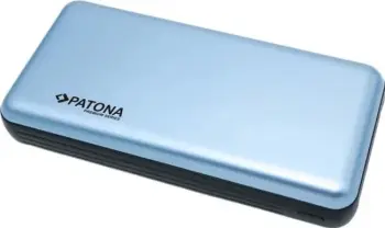Powerbank PATONA 20000mAh, PD 65W, 3A, USB C Lightning, e zezë