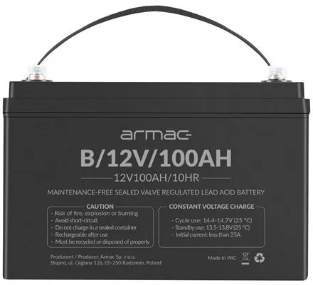 Bateri zëvendësuese Armac, 12V/100Ah - 1