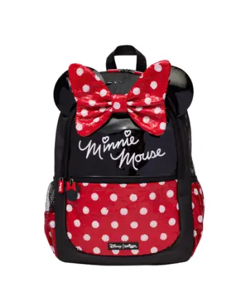 Çantë shkolle Promax Minnie Mouse, 40x30x15 cm, kuqe/zezë