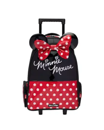 Çantë shkolle me rrota Promax Minnie Mouse, 75x37x20cm, kuqe/zezë