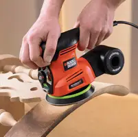 Lëmues elektrik Black&amp;Decker KA280K, 220W, AUTOSELECT, portokalli e zezë
